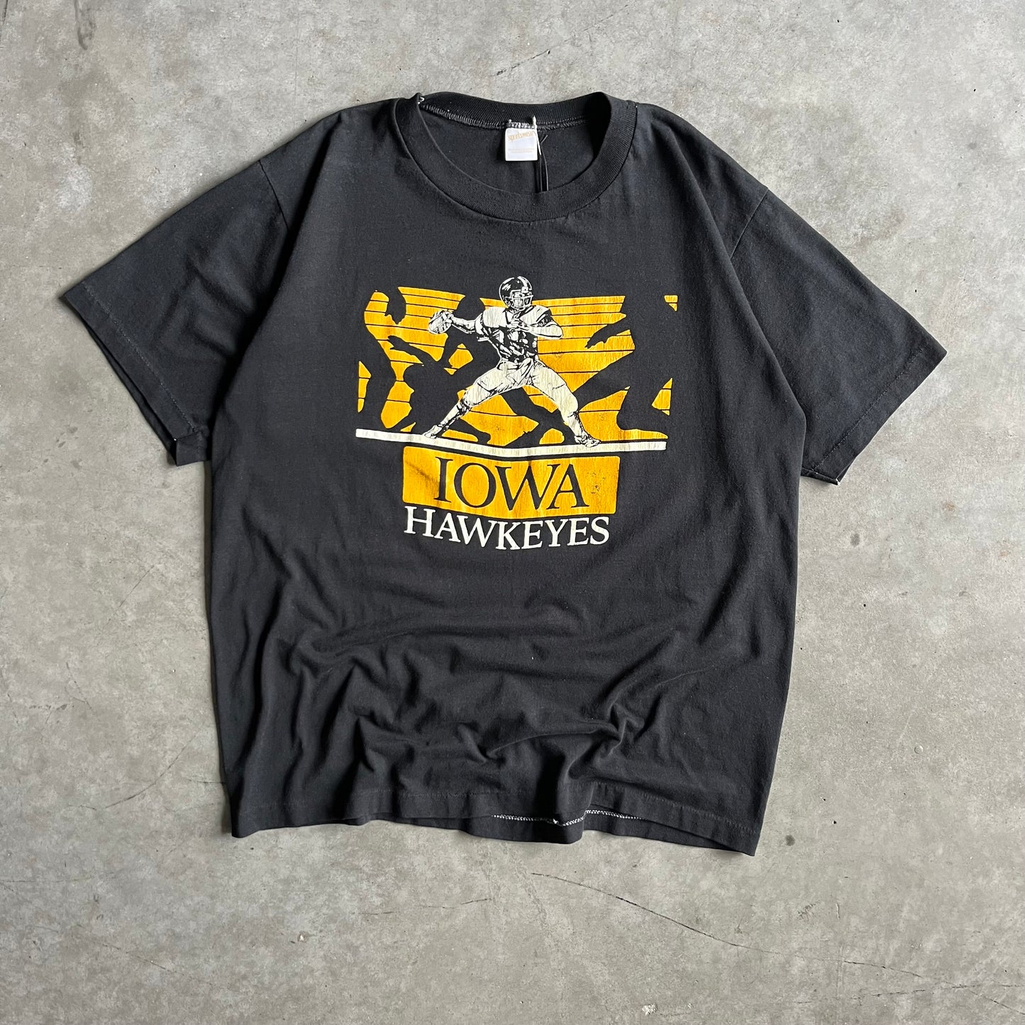 Vintage Iowa Hawkeyes QB Pass Tee