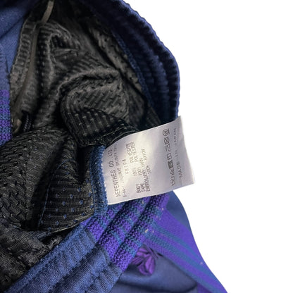 Needles Narrow Leg Stripe Sweatpants Navy/Purple