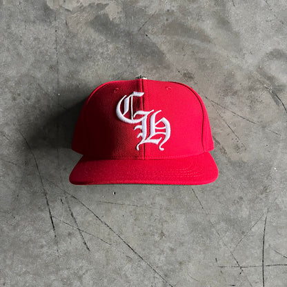 Chrome Hearts Baseball Snapback Hat - Red