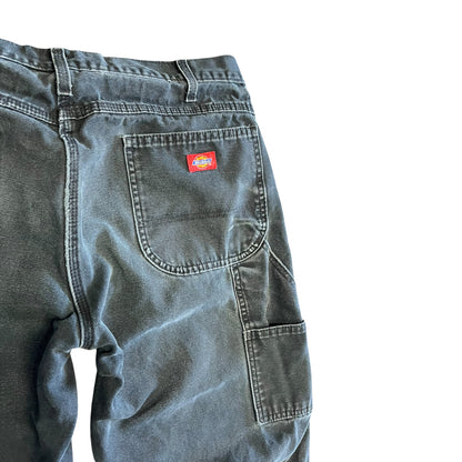 Vintage Dickies Faded Black Heavy Canvas Carpenter Pants