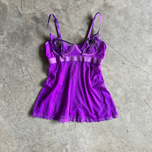 Women’s Y2K Exposed Purple Bustier Slip