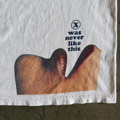 Vintage X-LARGE Skateboard Brand “X Was Never Like This” Graphic Tee