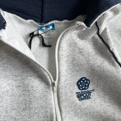 Vintage Disney World Epcot Center Half-Zip Hoodie