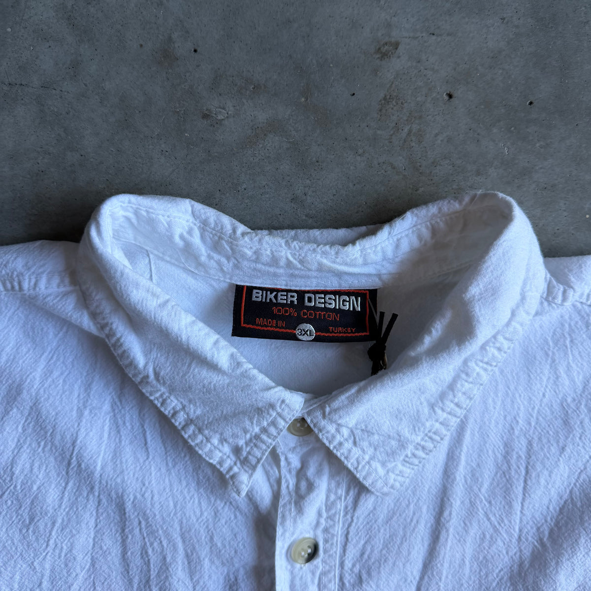 Y2K 2001 Sturgis Rally Week Women & Bike White Button Up Vest