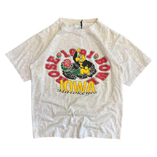 1991 Iowa Hawkeyes Rose Bowl Herky Tee