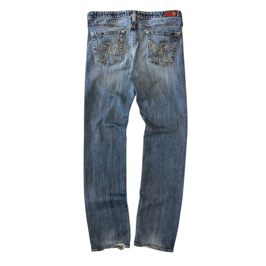 Women’s Y2K AG Light Wash Straight Leg Jeans
