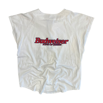Vintage Library Cafe Budweiser Button Up Tee