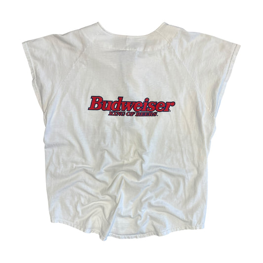 Vintage Library Cafe Budweiser Button Up Tee