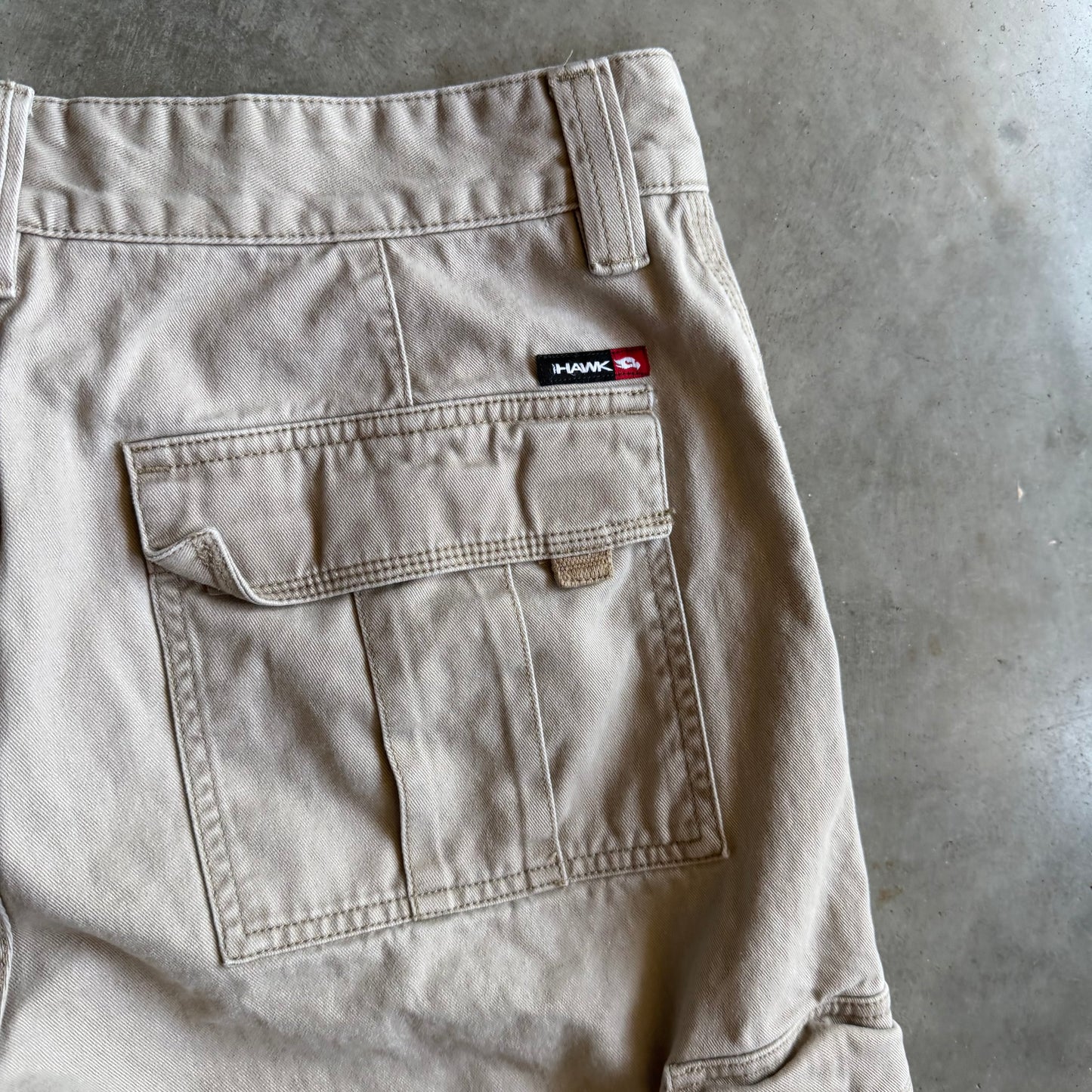 Y2K Tony Hawk Khaki Cargo Shorts
