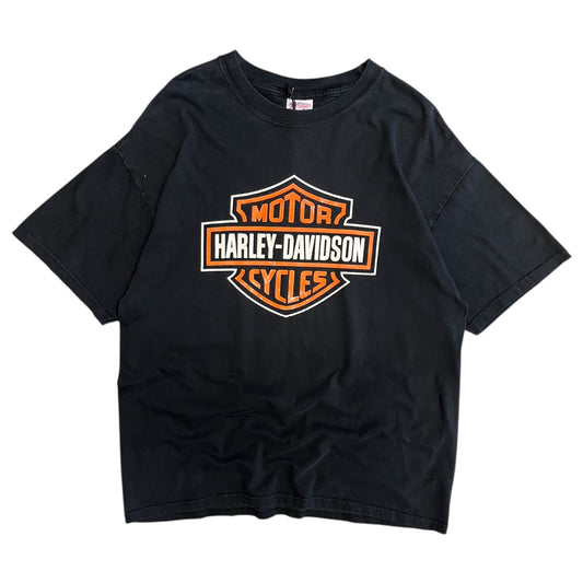 Vintage Harley Davidson Shield Emblem ‘I Got My Hog At American’ Tee