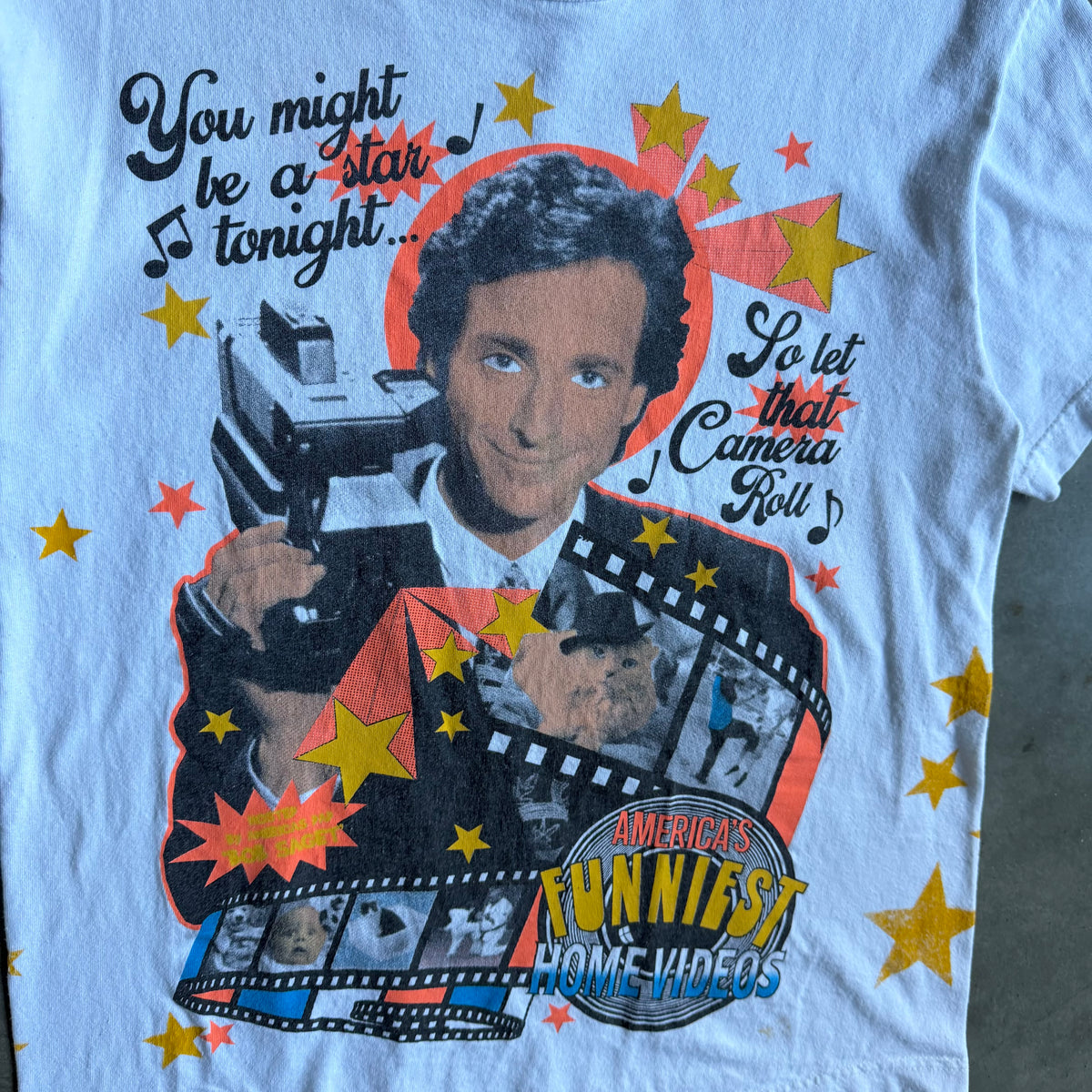 Backstock Co AFHV Bob Saget Big Dual Graphics Tee