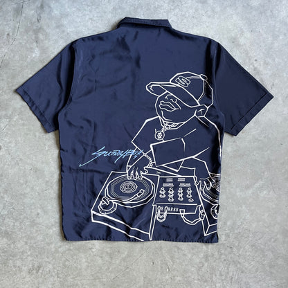 Y2K Sunny Boy Dj & Turntable Embroidered Shirt