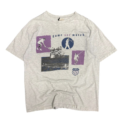 Vintage Game Set Match Tennis Tee
