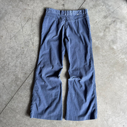 Women’s 70s Levi’s Panatela Dust Blue Corduroy Flare Pants