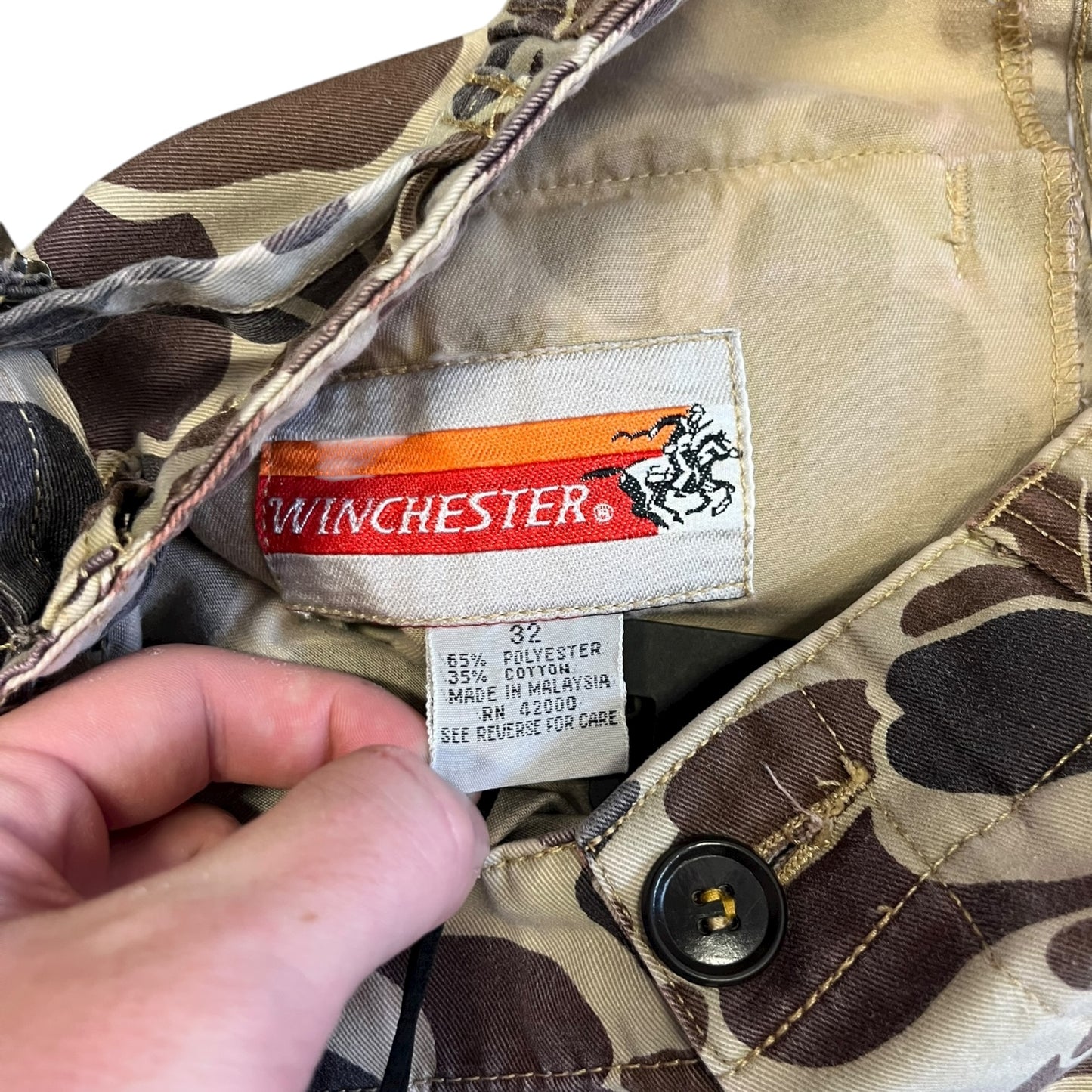 Vintage Winchester Duck Camo Cargo Pants