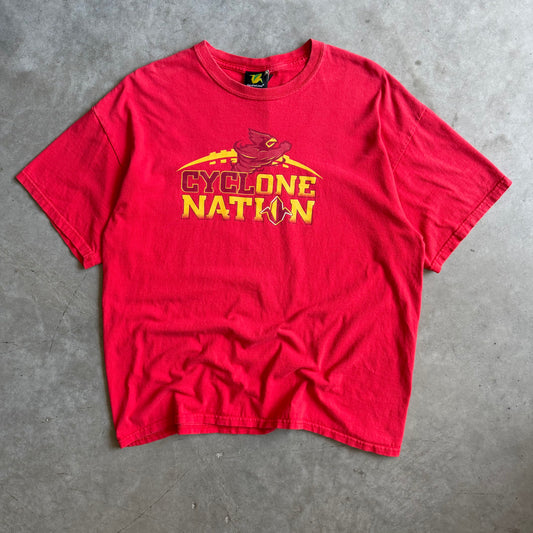 Y2K Iowa State Cornfed “Cyclone Nation” Tee