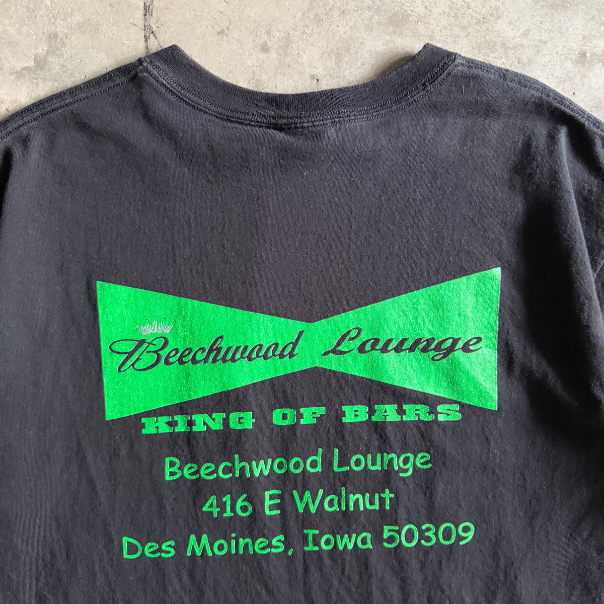 Vintage Beechwood Bar “Getting Lucky” Four Leaf Clover Tee