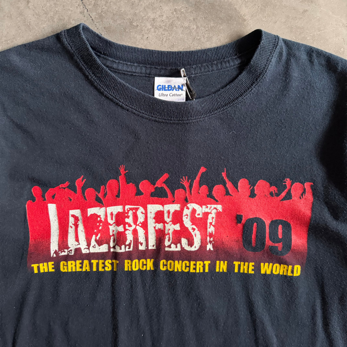 2009 Lazerfest ‘Booze, Babes, Bands’ Black Tee