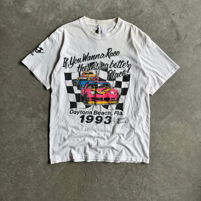 Vintage “If You Wanna Race..” Daytona Beach Tee