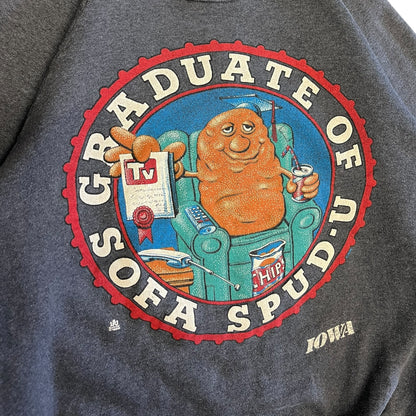 Vintage Graduate Of Sofa Spud-U Sweatshirt
