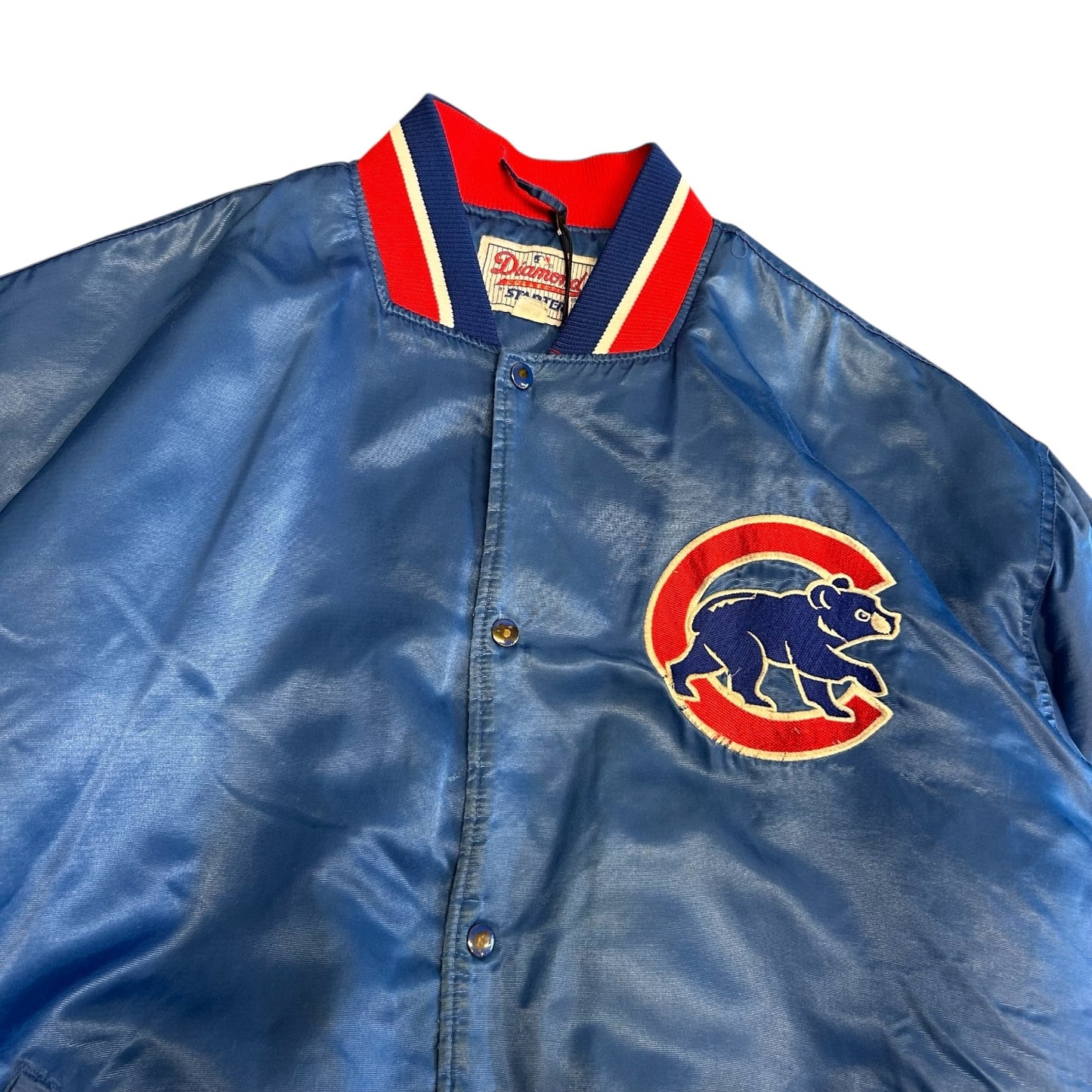 Vintage Starter Chicago Cubs Wrigley Field Satin Jacket