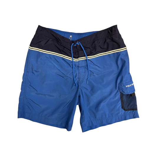 Vintage Polo Sport Navy Blue Board Shorts