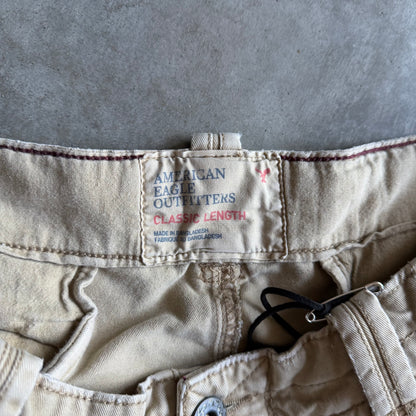 American Eagle Khaki Cargo Shorts