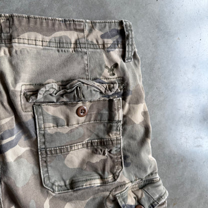 American Eagle Extreme Flex Camo Cargo Shorts