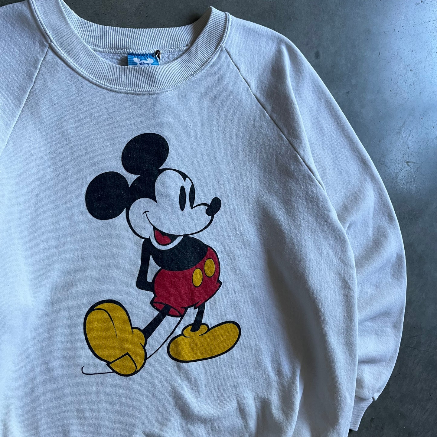 Vintage Disney Mickey Mouse Raglan Cut Sweatshirt
