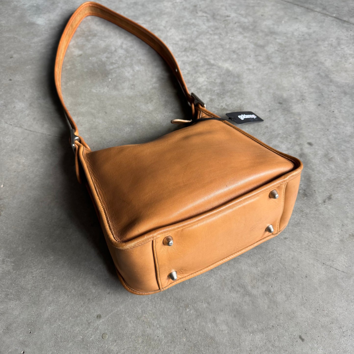 Coach 1999 Camel Legacy Zip Bag