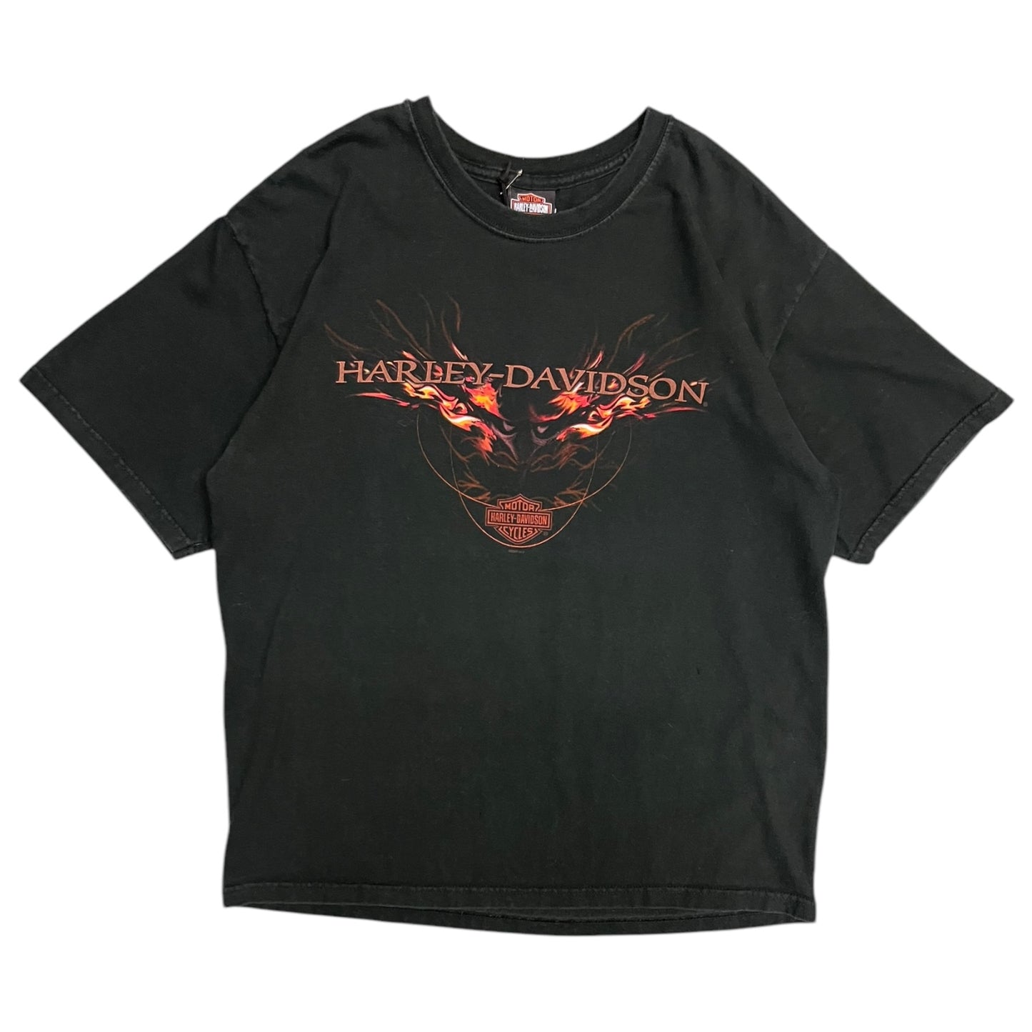 Y2K Harley Davidson Flame Eagle Colorado Tee