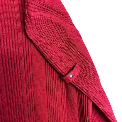 Women’s Tommy Hilfiger Y2K Red Turtle-Neck Sweater