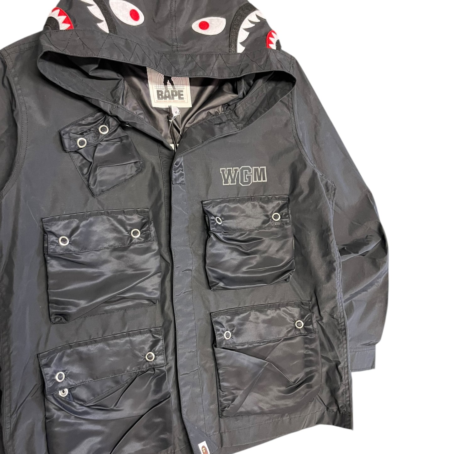 A Bathing Ape Multi Pocket Shark Military Jacket