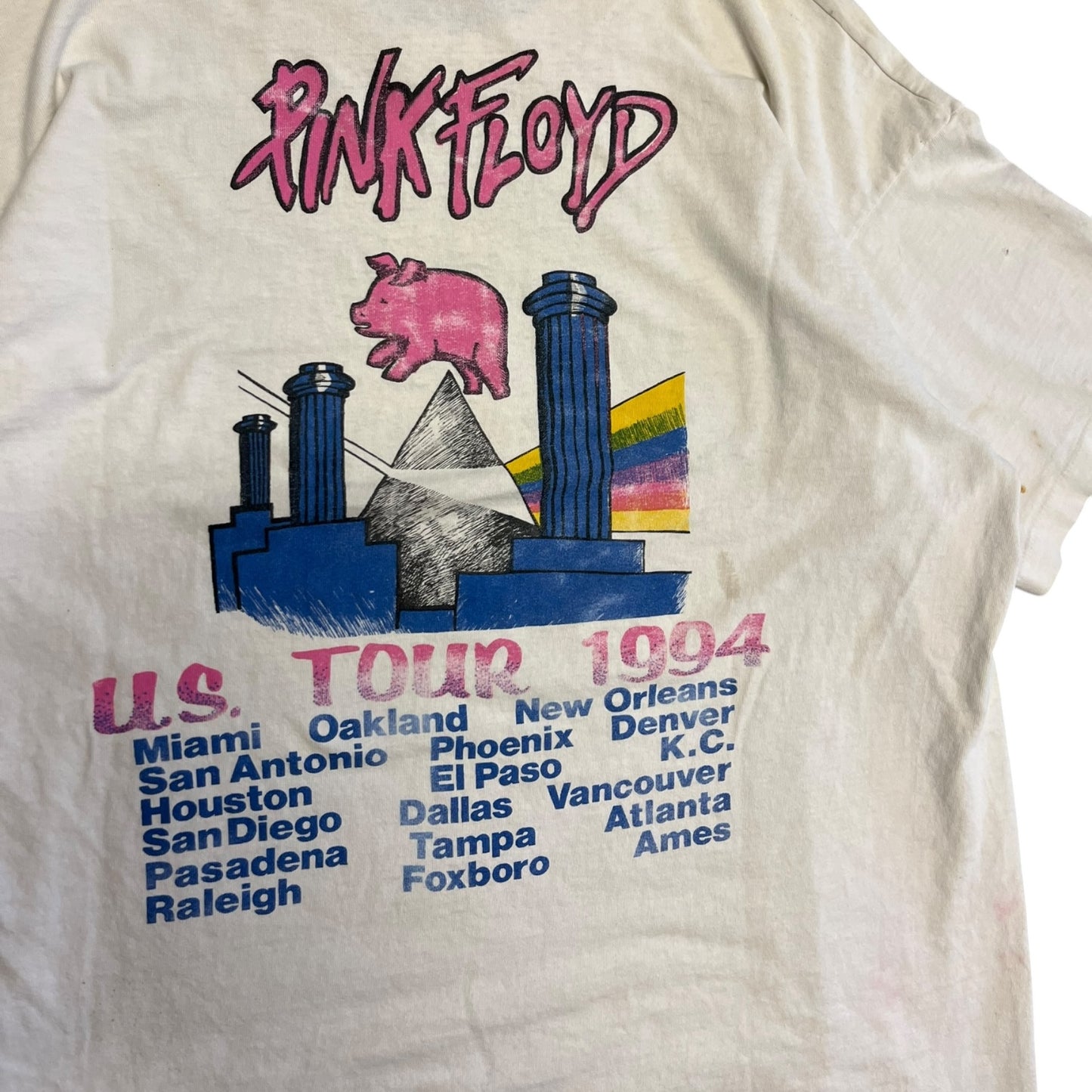 1994 Pink Floyd US Tour White Tee