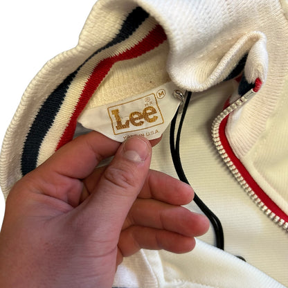 Vintage Lee Red, White, & Blue Track Jacket