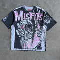 Supreme SS26 Misfits Black & Pink AOP Tee