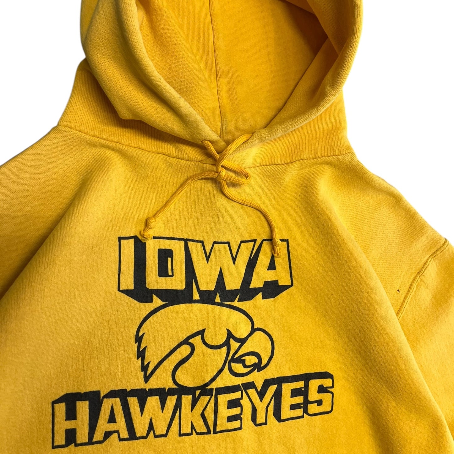 Vintage 80s Russell Athletic Iowa Hawkeyes Block Spell Out Hoodie