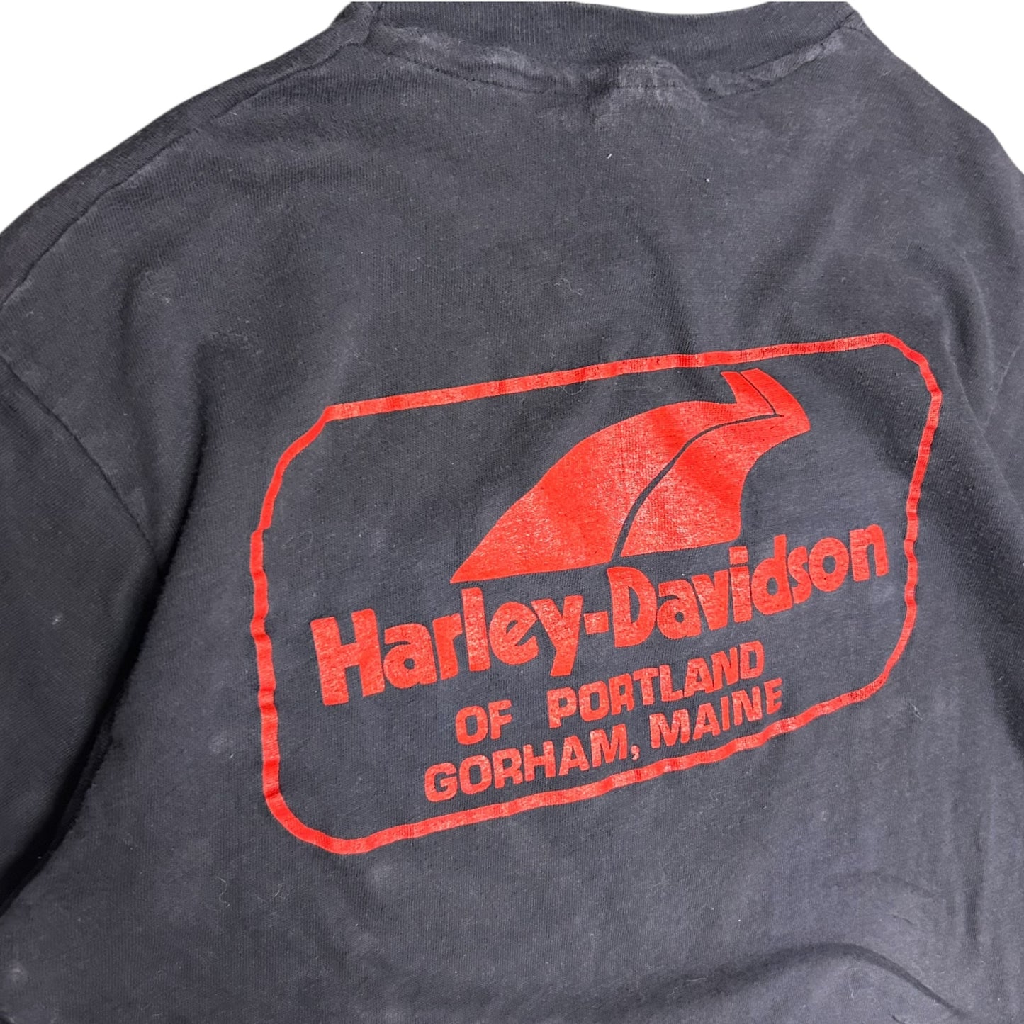 Vintage 70s Harley Davidson Eagle Emblem Tee