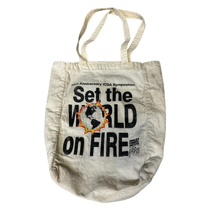 Y2K “Set The World On Fire” Mini Tote Bag