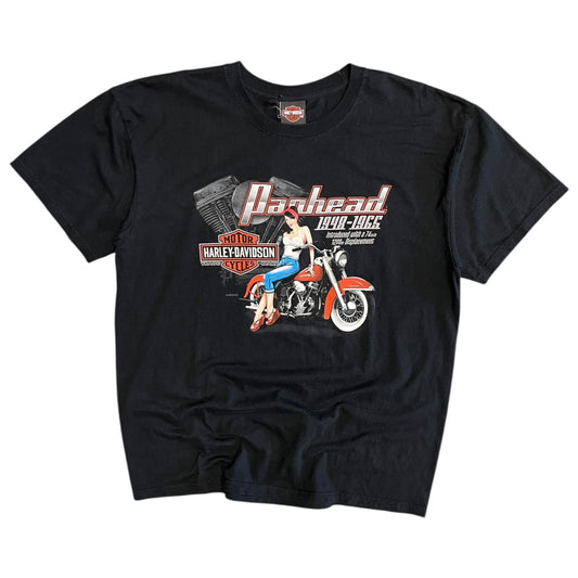 Y2K Harley Davidson “Panhead”Motorcycle Women Tee