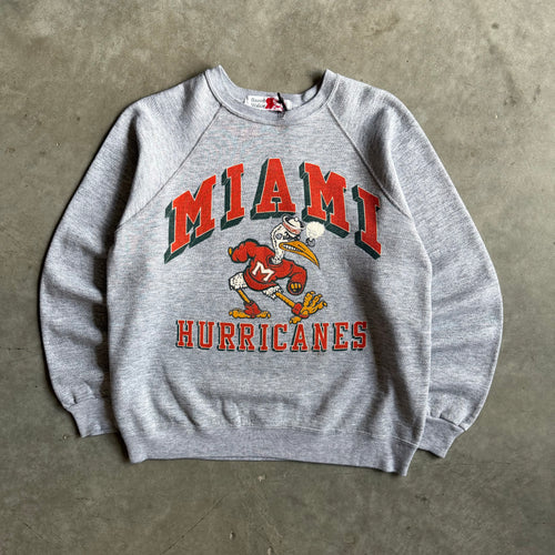 Vintage Miami Hurricanes Raglan Sweatshirt