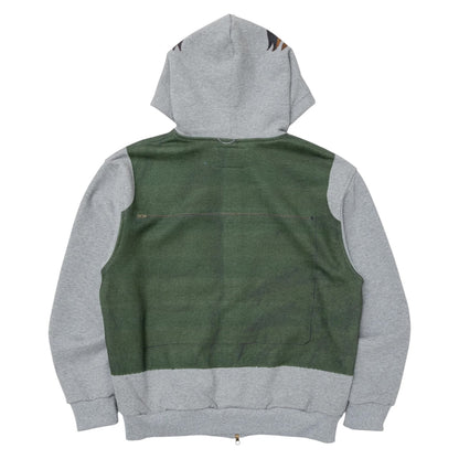 Brigade - Tromp-L'oeil Vest Zip Hoodie (Grey)