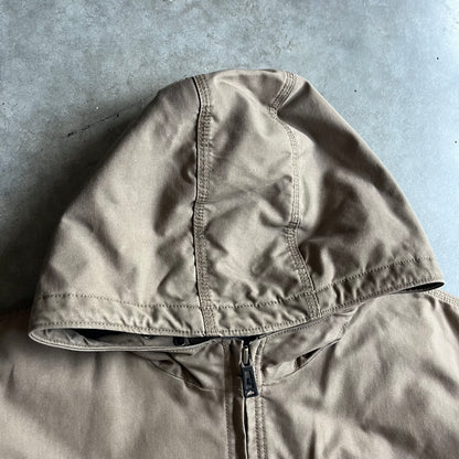 Vintage Carhartt Tan Adjustable Hood Insulated Jacket