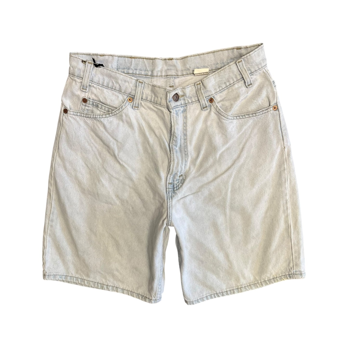 Vintage 550 Orange Tab Levi White Wash Jorts