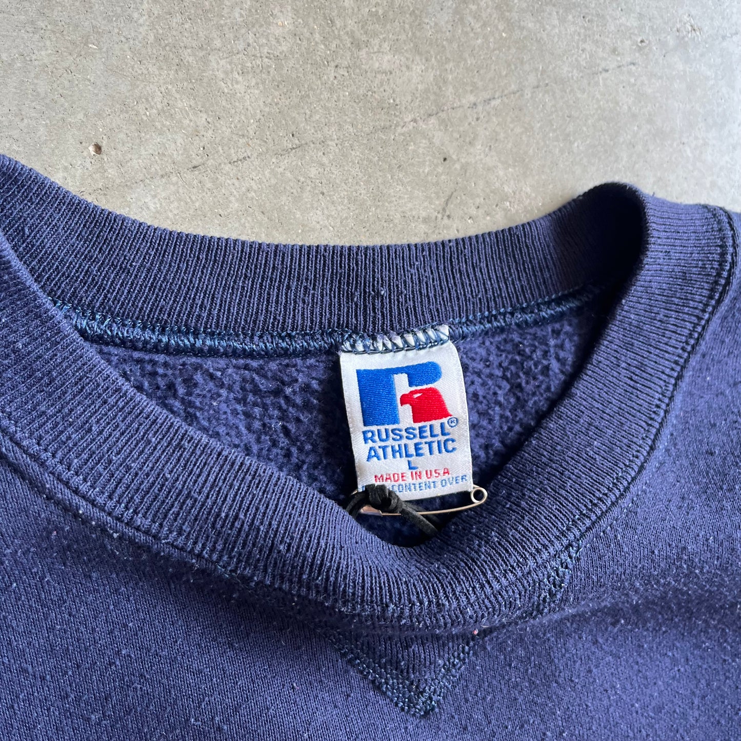 Vintage Russell Athletic Columbia College Crest Sweatshirt