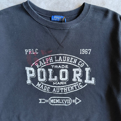 Polo Ralph Lauren Boxy Fit Trademark Logo Print Sweatshirt
