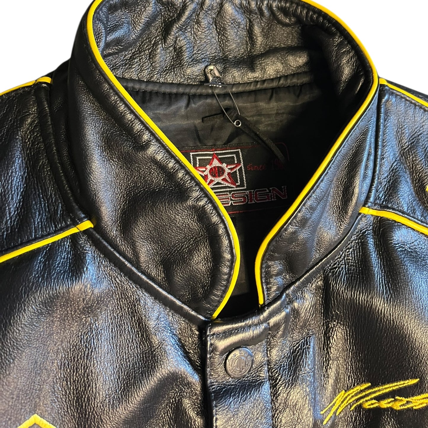 NASCAR JH Designs DeWalt Leather Jacket