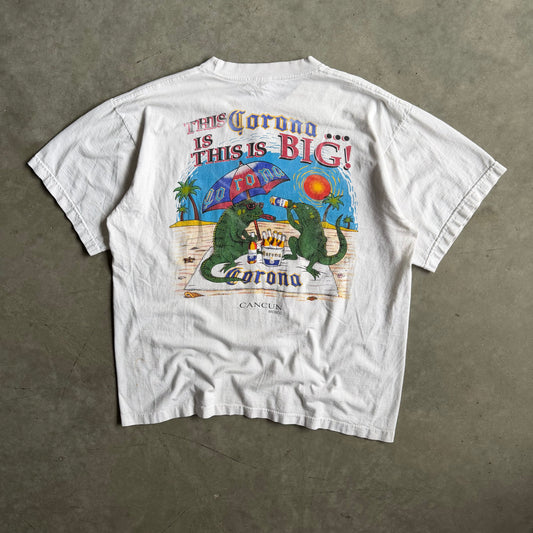 Vintage Corona Cancun Iguana Beach Tee
