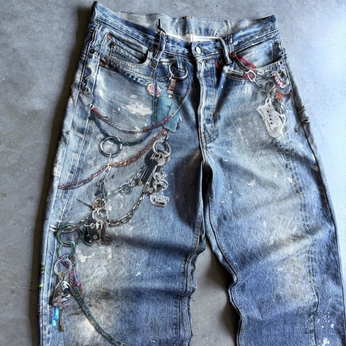 Acne Studios 1981 Loose Fit Trompe-L’ŒIL Jeans