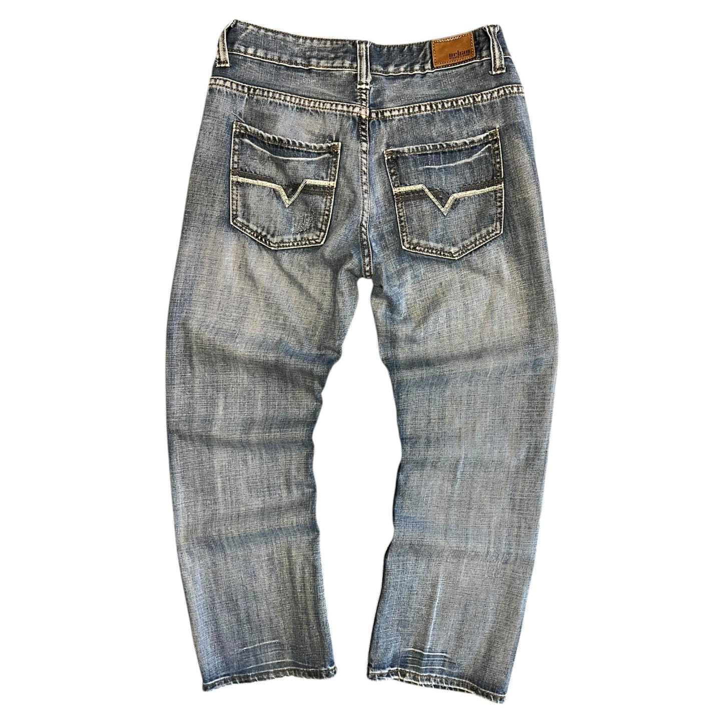 Y2K Urban Pipeline Relaxed Bootcut Jeans